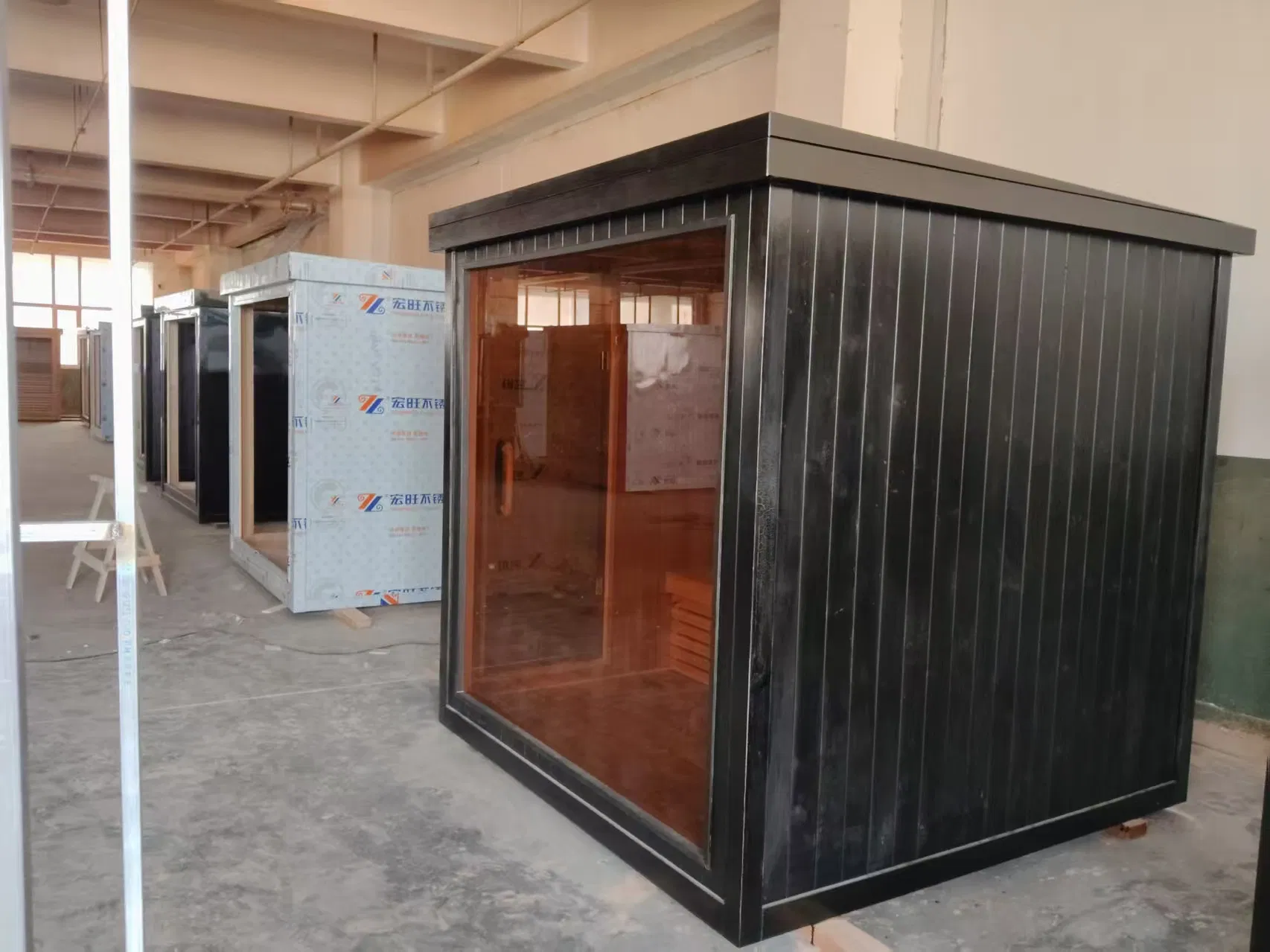 Премиум сауна-куб на 4-6 человек с индивидуальным дизайном