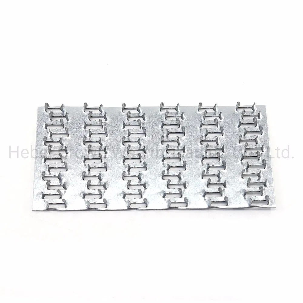 Wood Construct Connection Punching Galvanized Steel Gang Nail Truss Plate