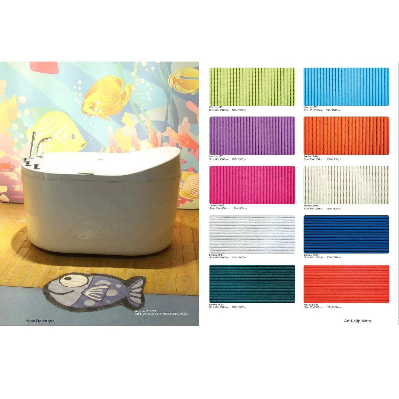 PVC Foam Printed Mat in Roll Modern Style Decoration Floor Mat