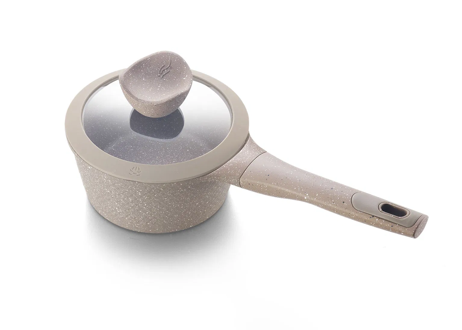 Алюминиевая кастрюля с мраморным покрытием 3л