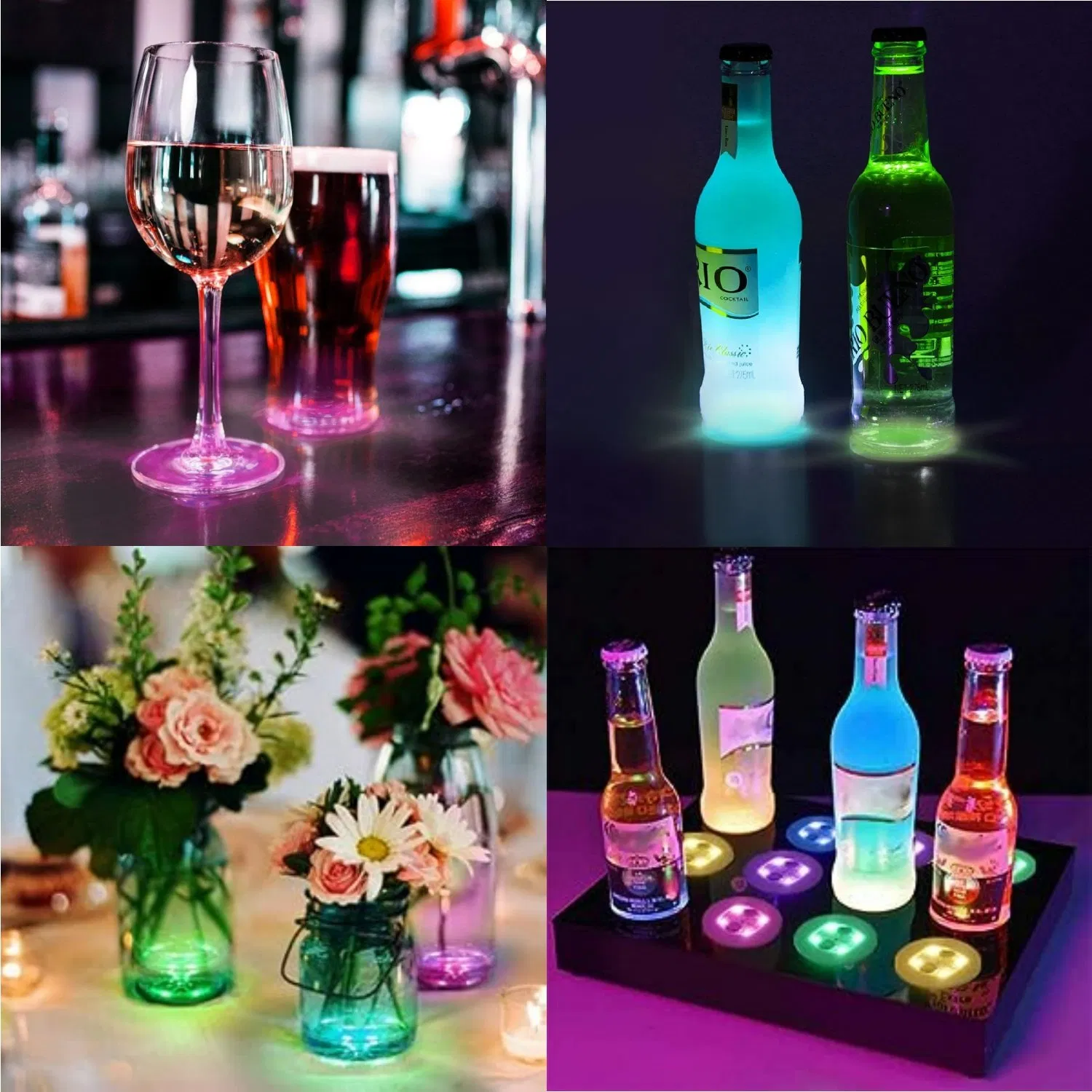 Flash Light up Cup Coaster