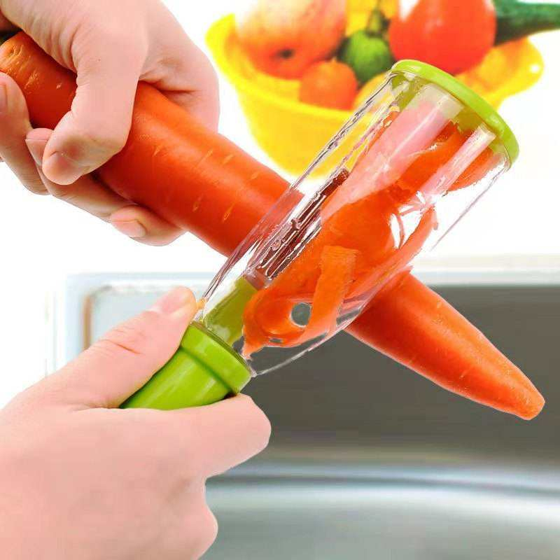 Container Fruits Vegetables Multi Function Stainless Steel Manual Kitchen Peeler