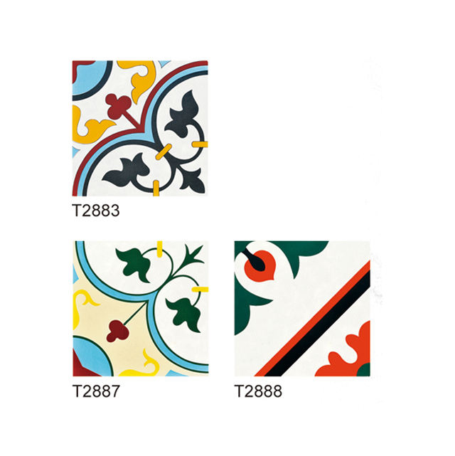 200X200 Color Floret Brick Tiles Living Room and Kitchen and Bathroom Art Tiles