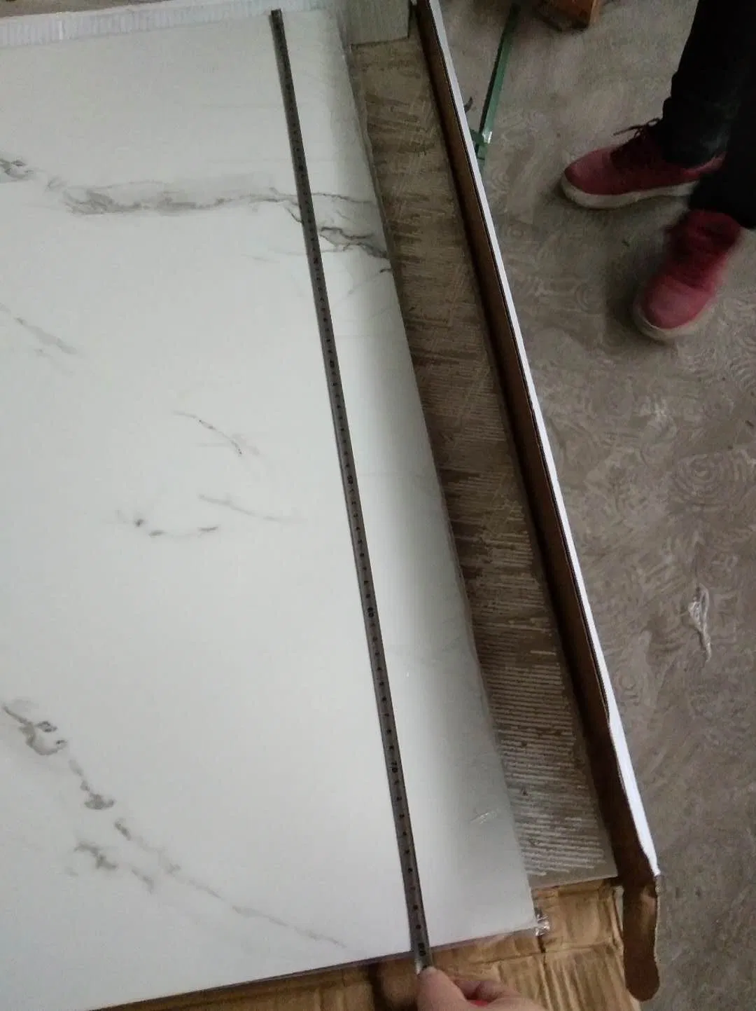 800*1600mm Marble Polished Glazed Porcelain Tile