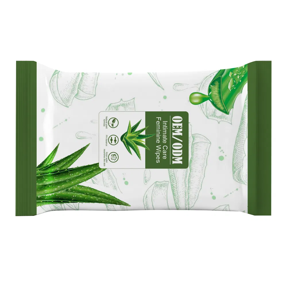 Private Label Separate Packing Mint Yonis Feminines Intimate Feminine Adult Wets Wipe