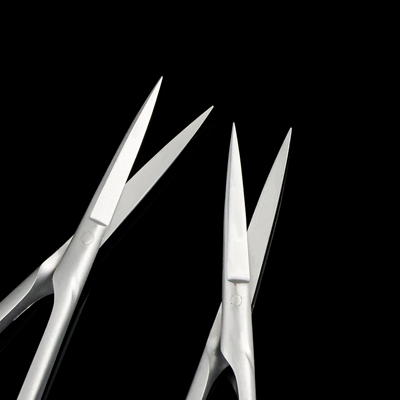 Luxury Anti Slip Handle Eyelash Trimming Scissors for at Home Care