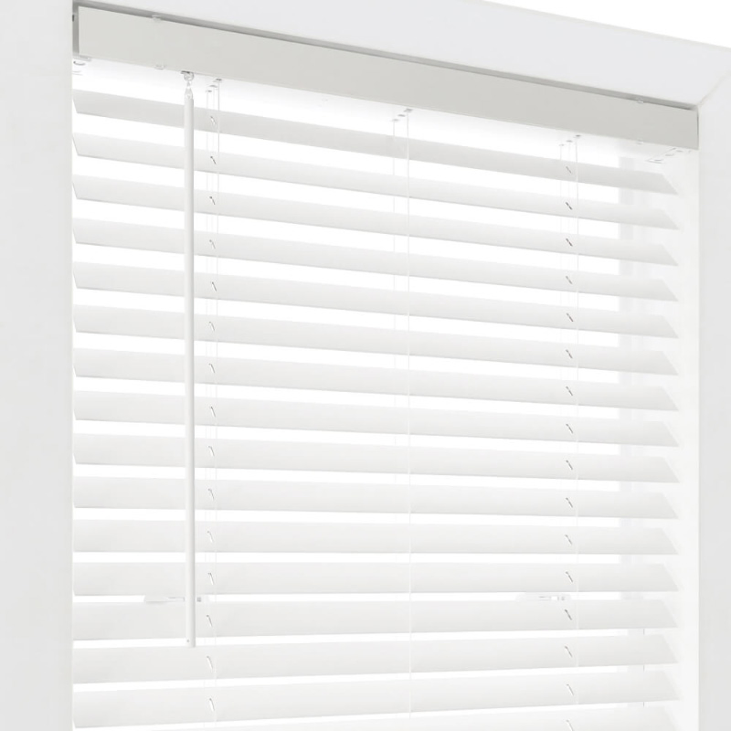 Hot Selling Grey Color Faux Wood Blinds 50mm PVC Window Shading