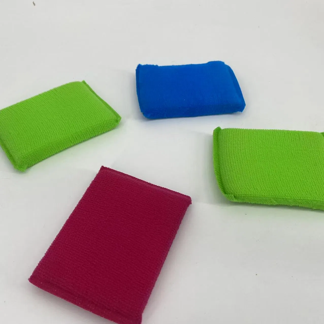 High Density Magic Dishwashing Kitchen Sponge Brush PVC Bag Washing Sponge Cleaning Sponge Custom Kitchen Dishes