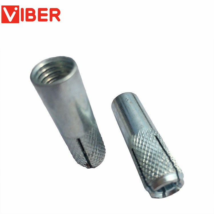 Heavy-Duty Galvanized Carbon Drop-in Anchor with Steel Bolt