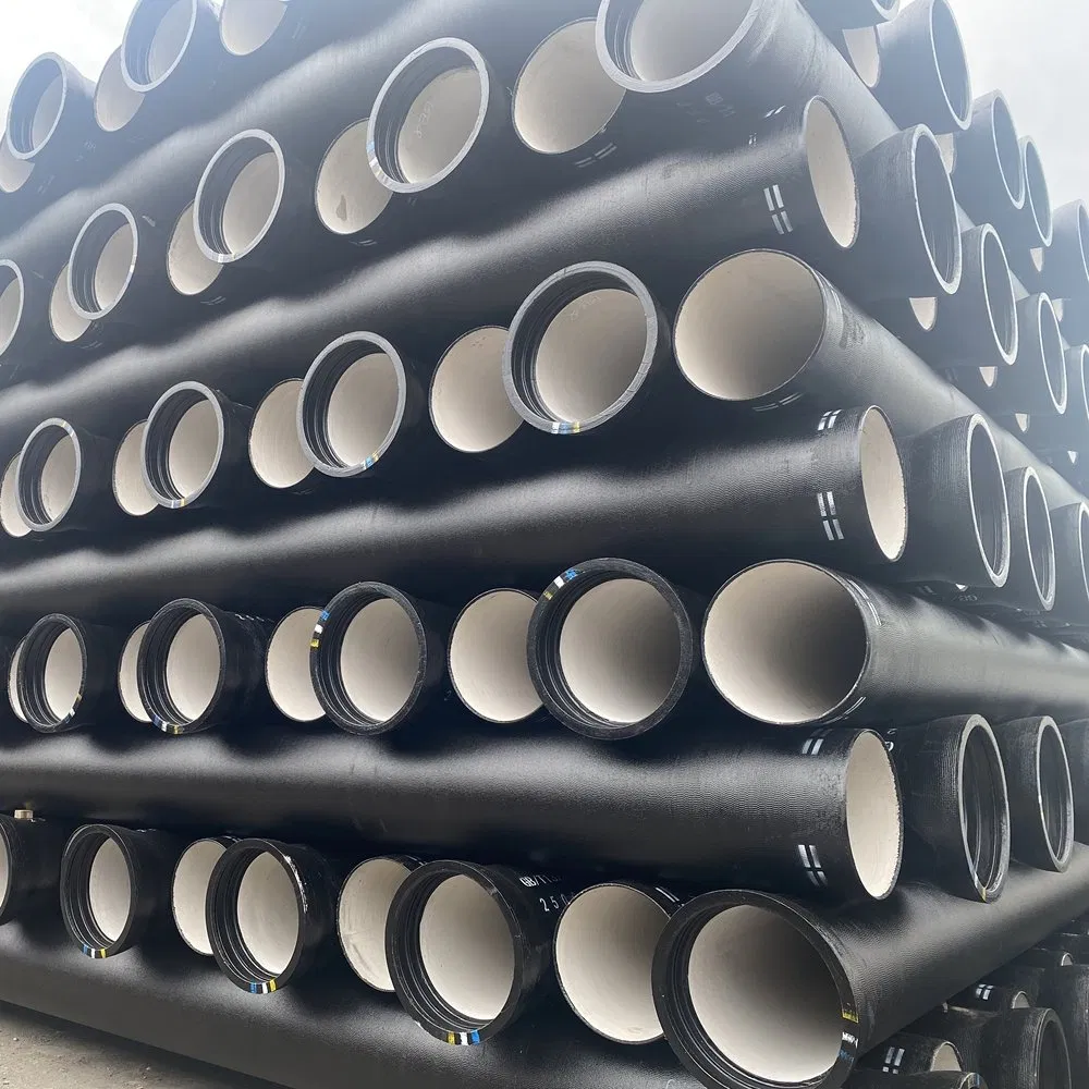 Durable Cast Iron Pipe Bitumen Paint Class C40 Ductile Iron Pressure Pipe