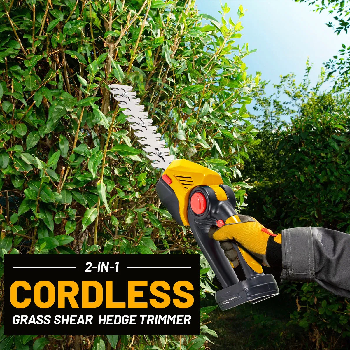 3 in 1 Garden Tool Set Brushless Hedge Trimmer LCD Electric Scissors Electric Lithium Chainsaw