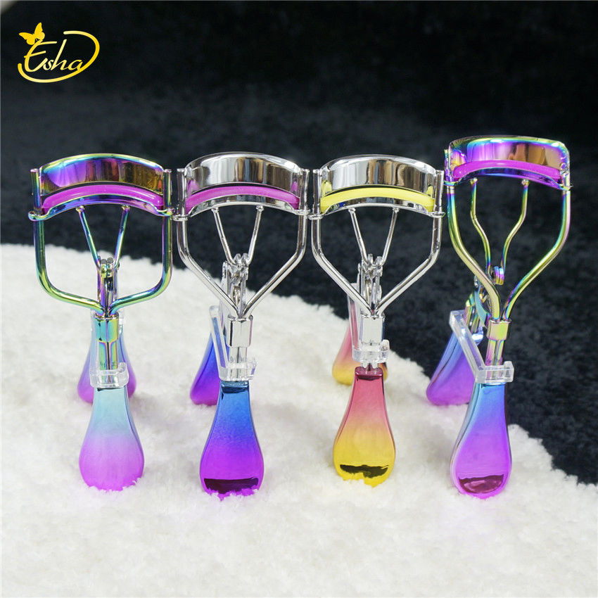 Portable Long-Lasting Styling Eye Lash Curler Wholesale Stainless Steel Makeup Metal Eyelash Curler
