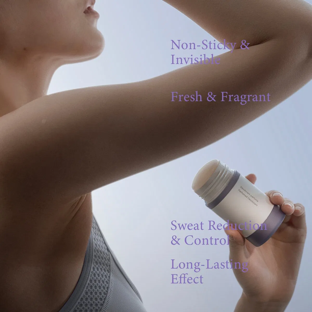 OEM/ODM Antiperspirant Stick Plant Essential Oil Sweat-Barrier Skin-Nourishing Deodorant Stick for Fitness Enthusiasts Underarm Odor Purification