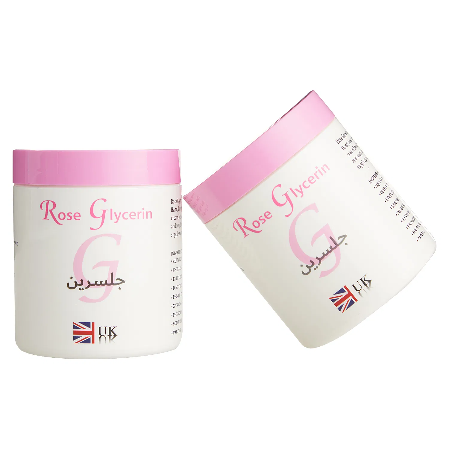 500ml Rose Glyceine Body Cream Moisturizing Smooth and Firming Body Lotion