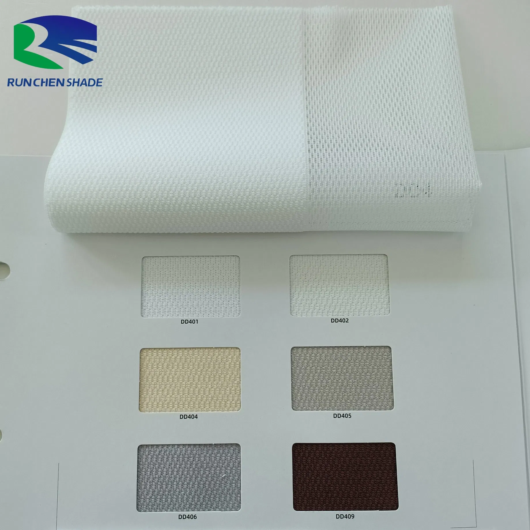 Vertical Blinds Luxury Curtain White Fabric Curtain