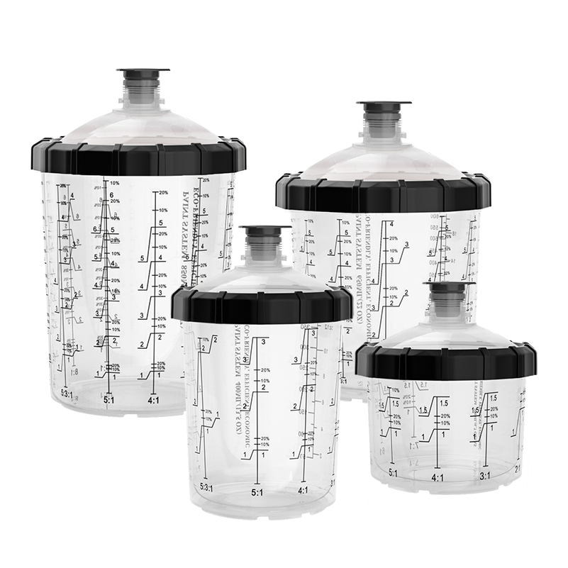 Spray Gun Pot Disposable Paint Mixing Cup 3.3, Suitable for Various Joints