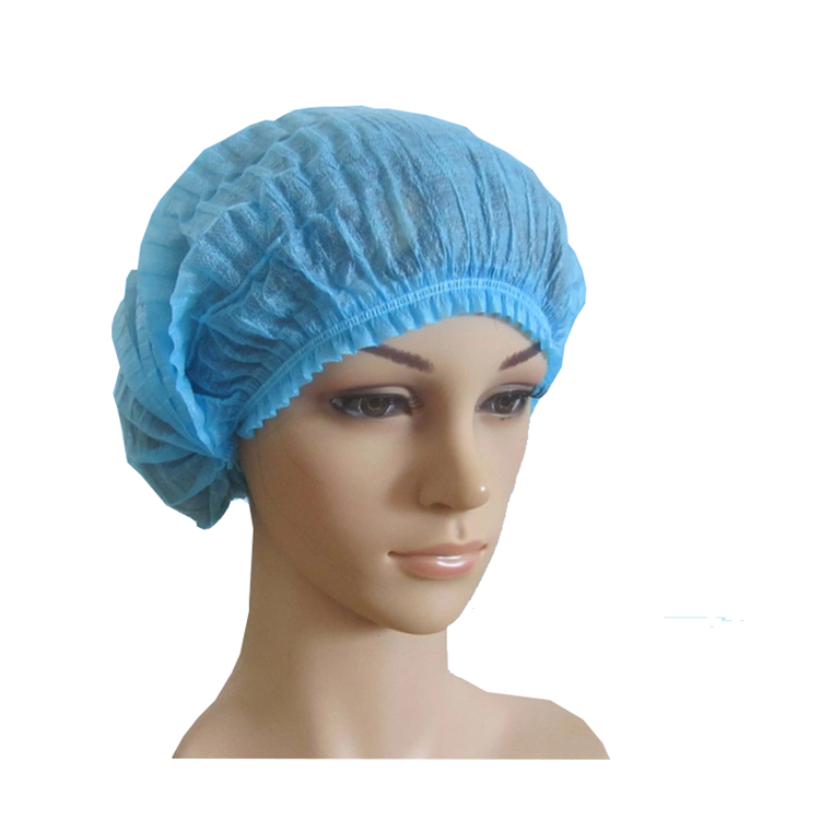 Disposable Dustproof 21''/24'' Cleanroom Bouffant Caps for Working