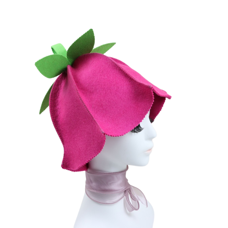 High Quality Custom Russian Banya Wool Felt Adult Sauna Hat Necessary for Hair Care High Quality Shower Sauna Caps