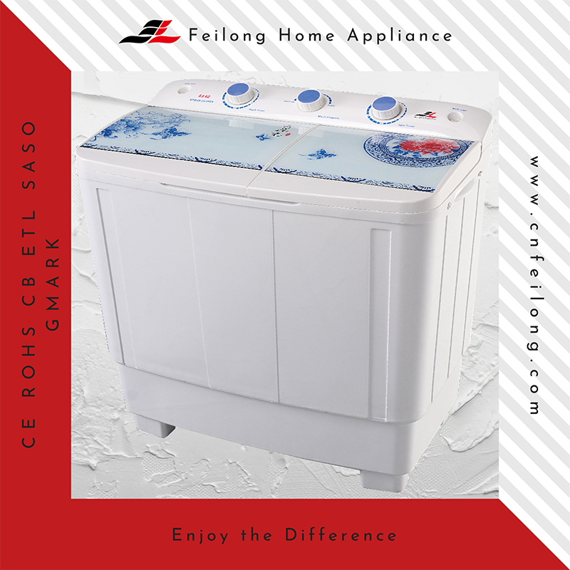 8 Kg Two Tub Semi Auto Washing Machine