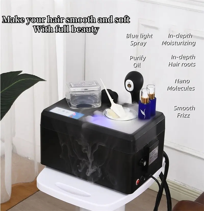 Hair-Steamer Scalp Care Spare Parts Beauty Salon Wall Mounted Micro Mist Hair Smoothing SPA Machine