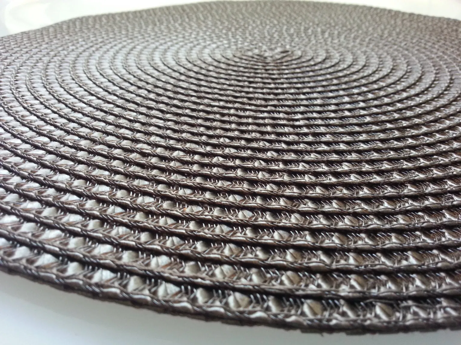 Colorful Weaved Plastic Placemat with Good Quality