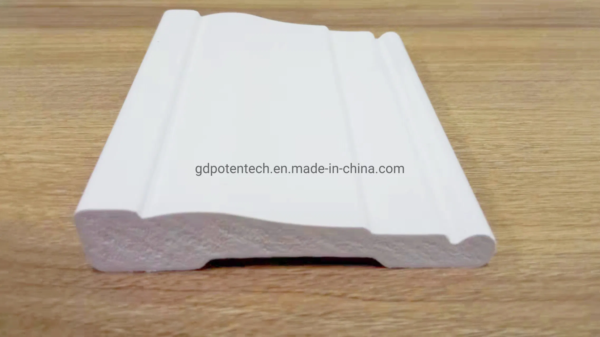 High Density PVC Rake Mould 1-1/16X2 in