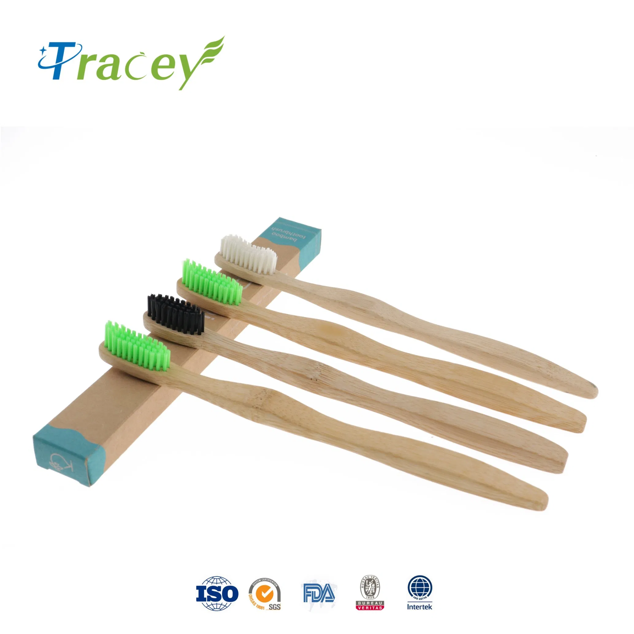 Customized OEM Bamboo Toothbrush for Teeth Cleaning Oral Care Eco-Friendly