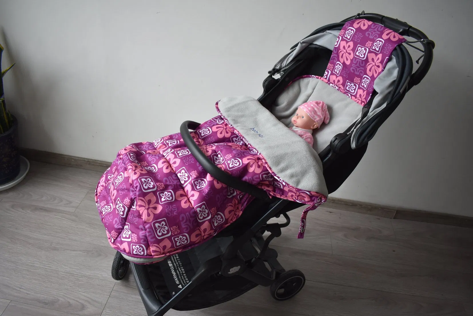 Pink Baby Footmuff Baby Sleeping Bag