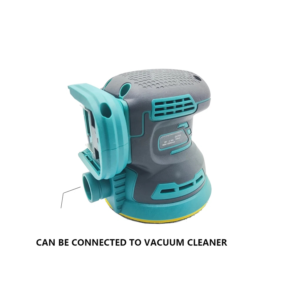 Portable Electric Wall Sander Rechargeable Brushless Woodworking Power Tool for Car Polisher