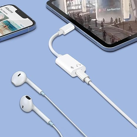 Аудио-адаптер Lightning на USB-C для наушников iPhone