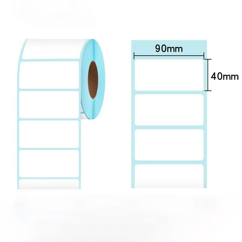 White Thermal Self-Adhesive Label Sticker Paper Roll for Supermarket (customizable in size)