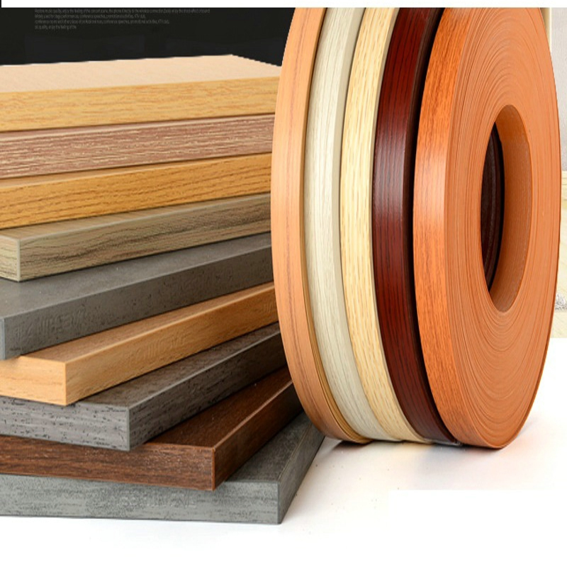 0.4mm 0.8mm 1.2mm 2.0mm 3.0mm Colorful Custom Furniture Edge Decoration Eco-Friendly Solid Color White PVC Edge Banding