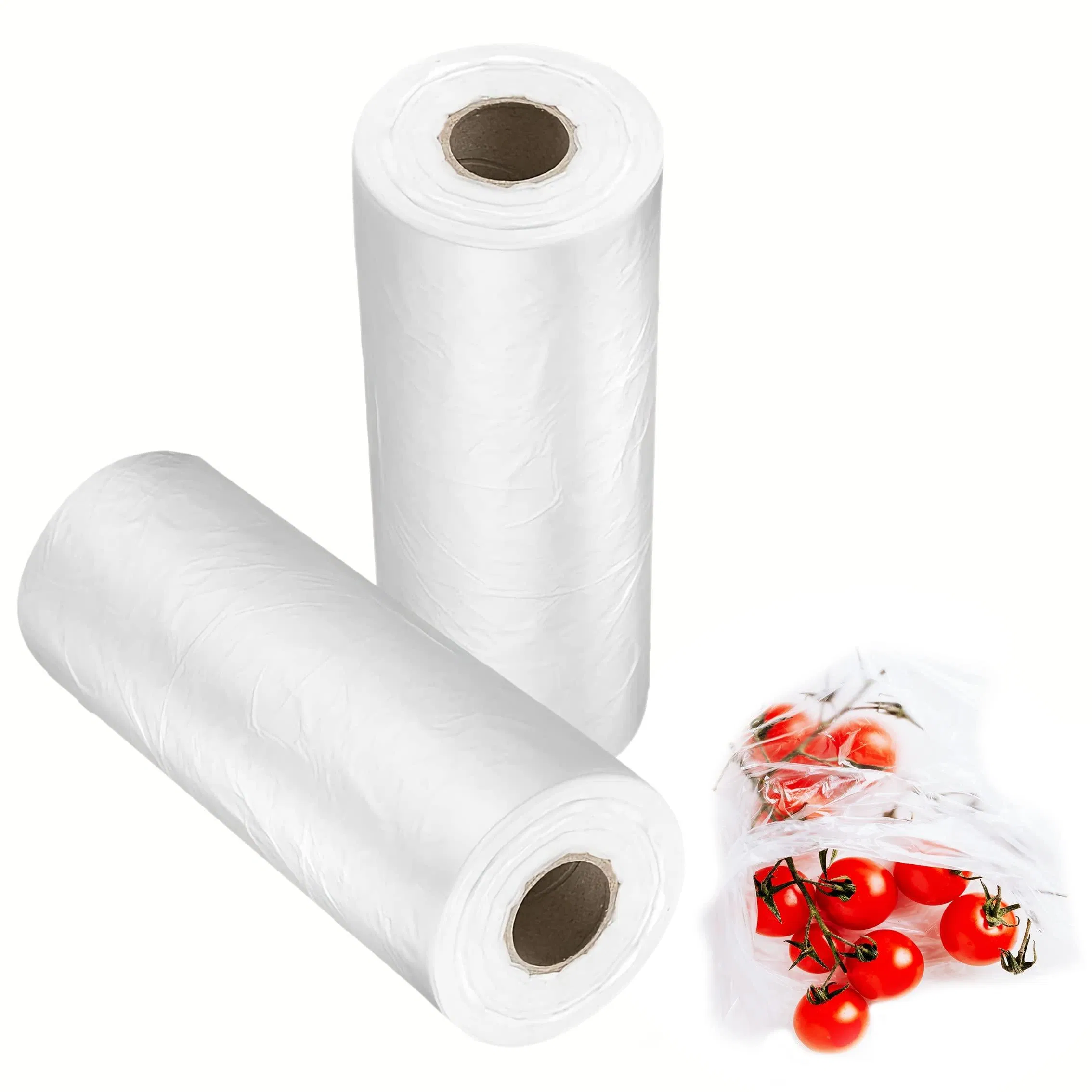 PE High Transparent Clear Custom Packaging Produce Bag on Roll for Food