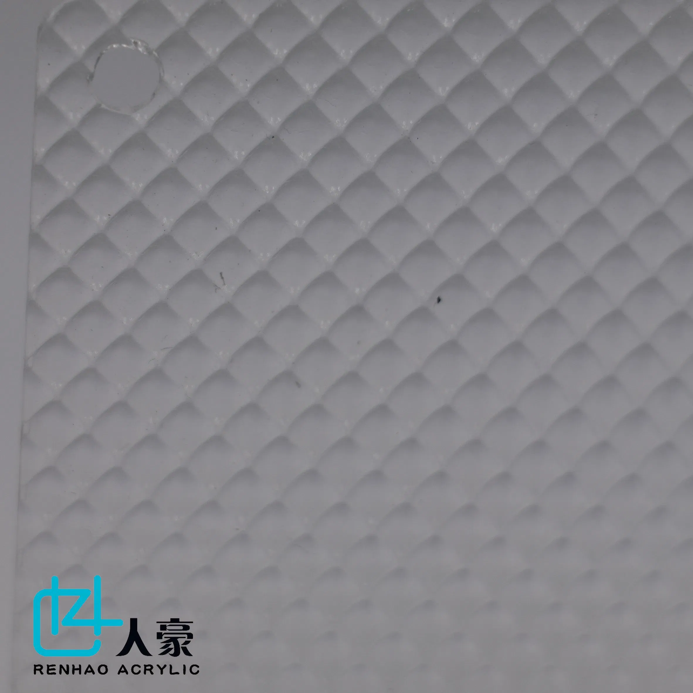 Special Corrugated (Textured) Acrylic Sheets Sheet for Advertising with Fish Scale Texture Surface