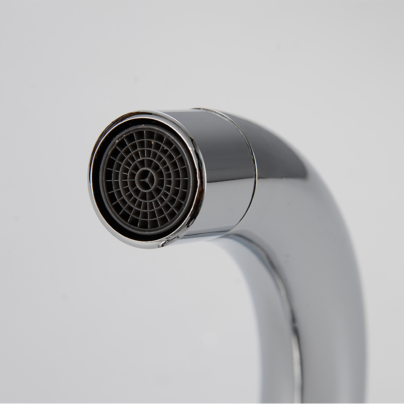 Modern Kitchen Faucet Single Handle Swivel Hot Cold Faucet