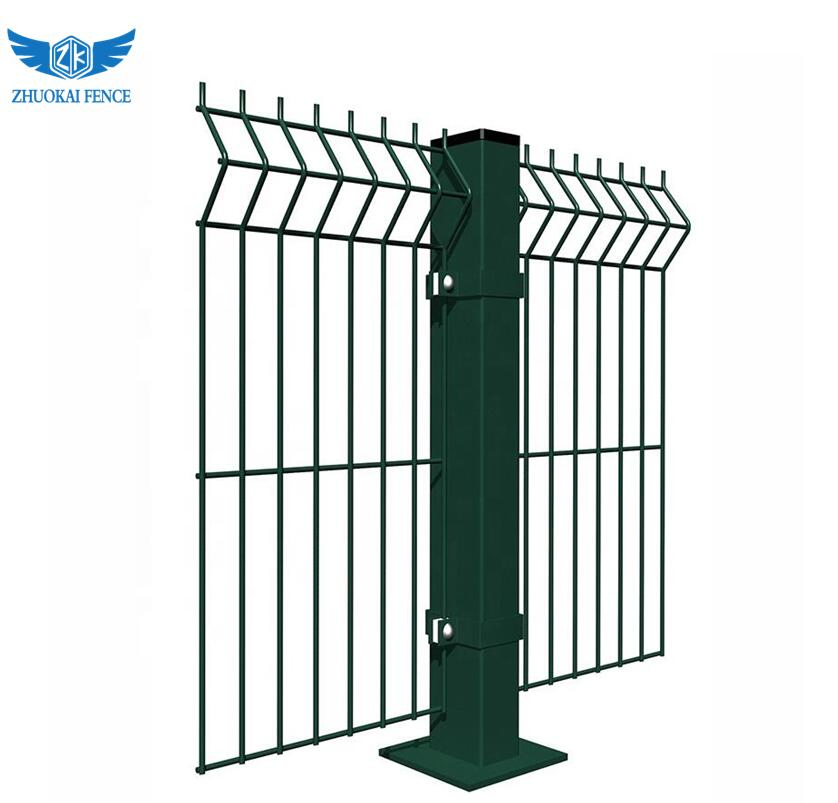 Factory Price Garden Fence / 3D Welded Wire Mesh Fence / Vinyl Coated Fence Panels