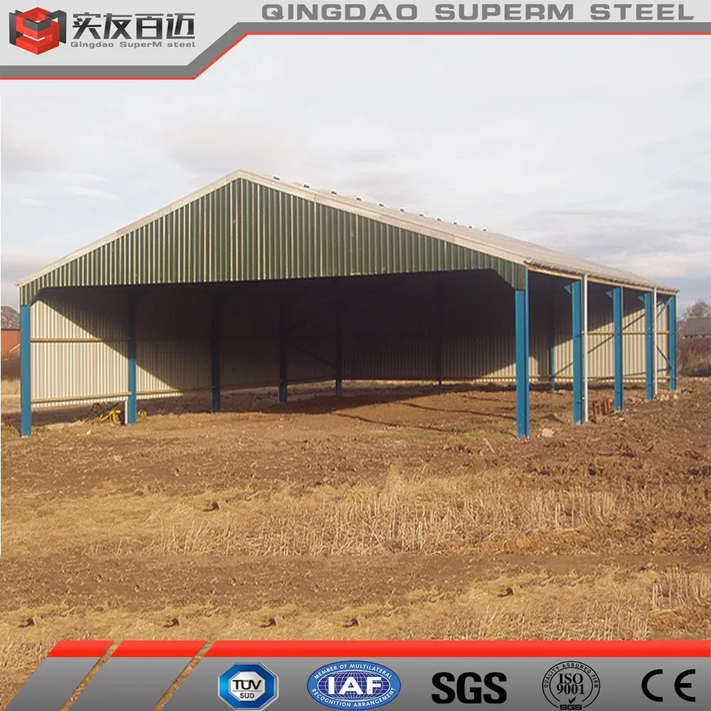 Prefab Steel Storage Farm Hay Shelter Agricultural Metal Storage Shed for Sale