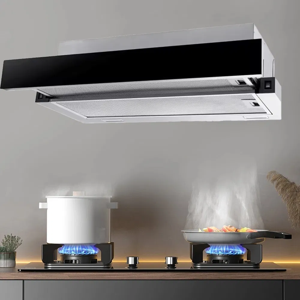 New Arrival Three-Layer Aluminum Mesh and Plastic Buckle Chimney for Electric Kitchen Hood for Apartment Families