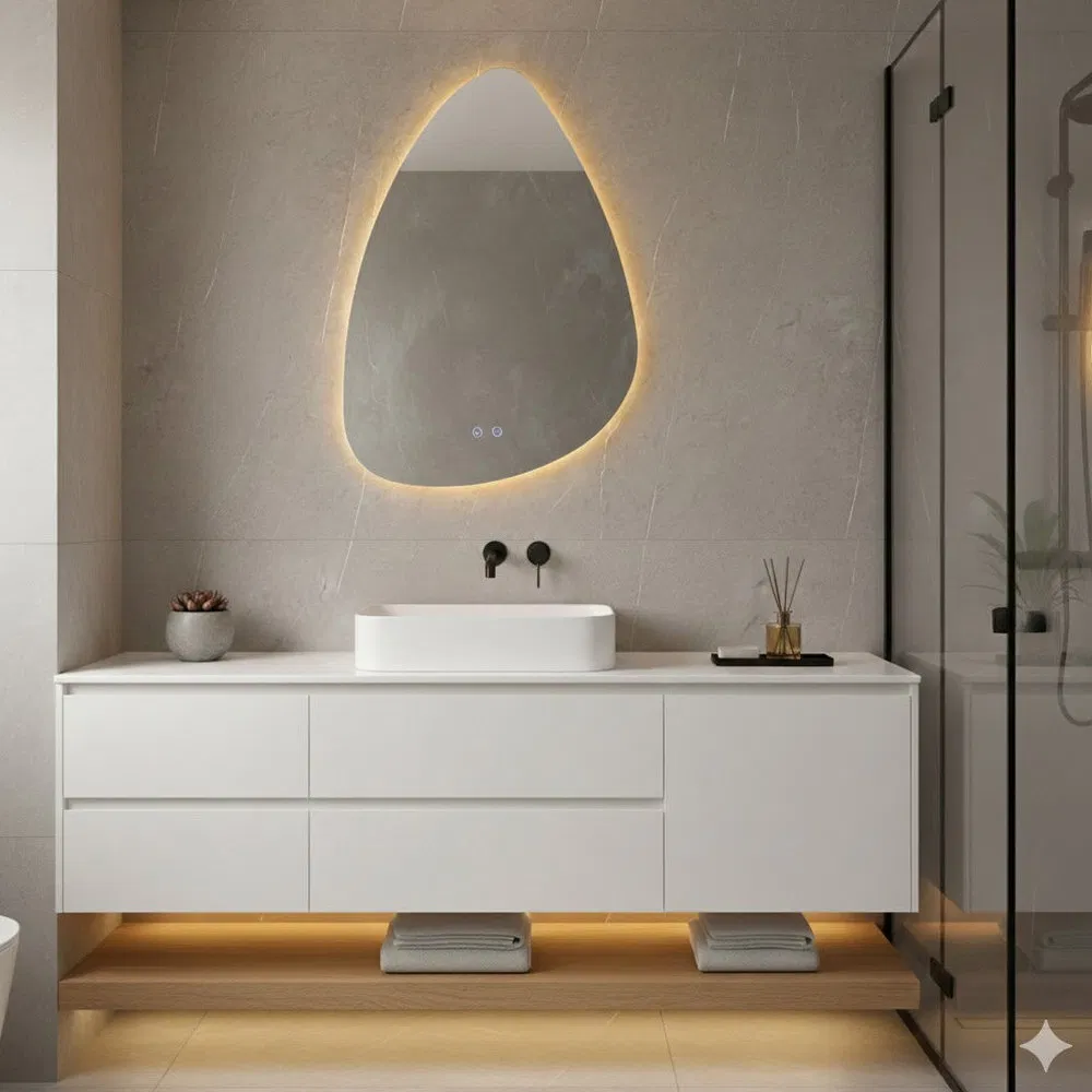 Умное зеркало с сенсорным экраном для торговых центров