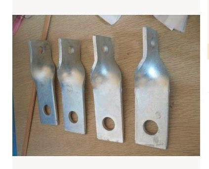 Reinforced Metal Flat Corner Bracket Straight Connecting Bracket