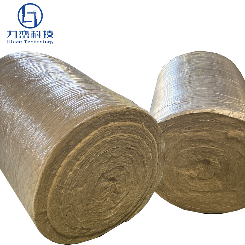 Anhui Liluan China Factory Price Stone Woo Mineral Rock Wool Blanket Insulation for Industrial Pipes Heat Insulation