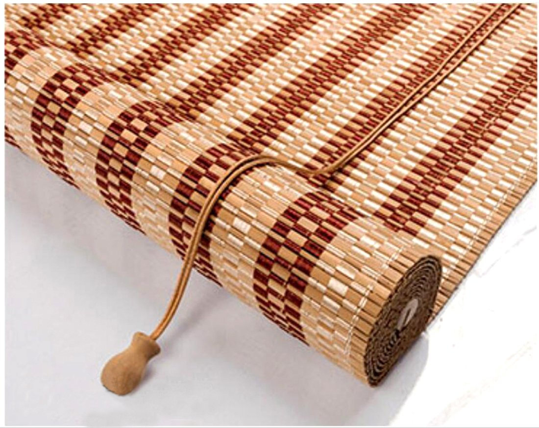 Customized Bamboo Rolling Blinds and Roman Blinds as Window Curtains