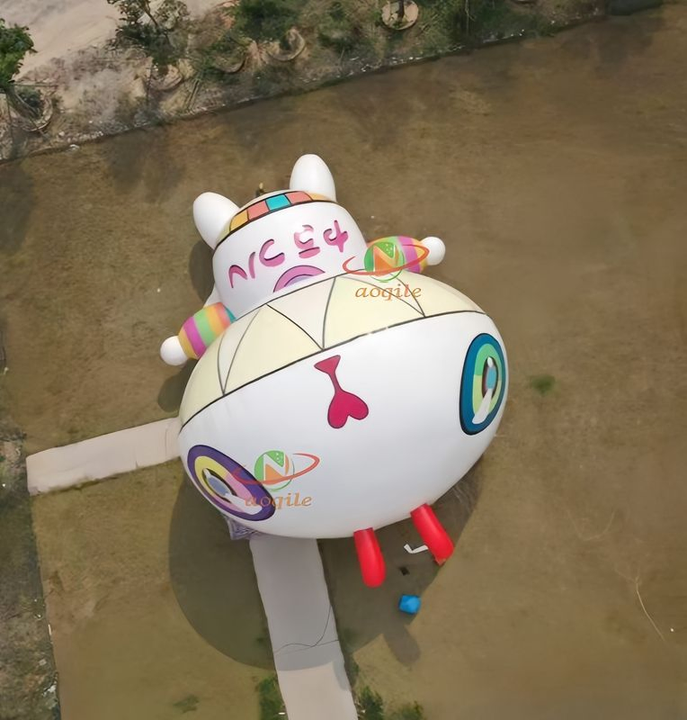 Giant Floating Water Inflatable Model Airtiqht Inflatable Custom Cartoon Character for Festival