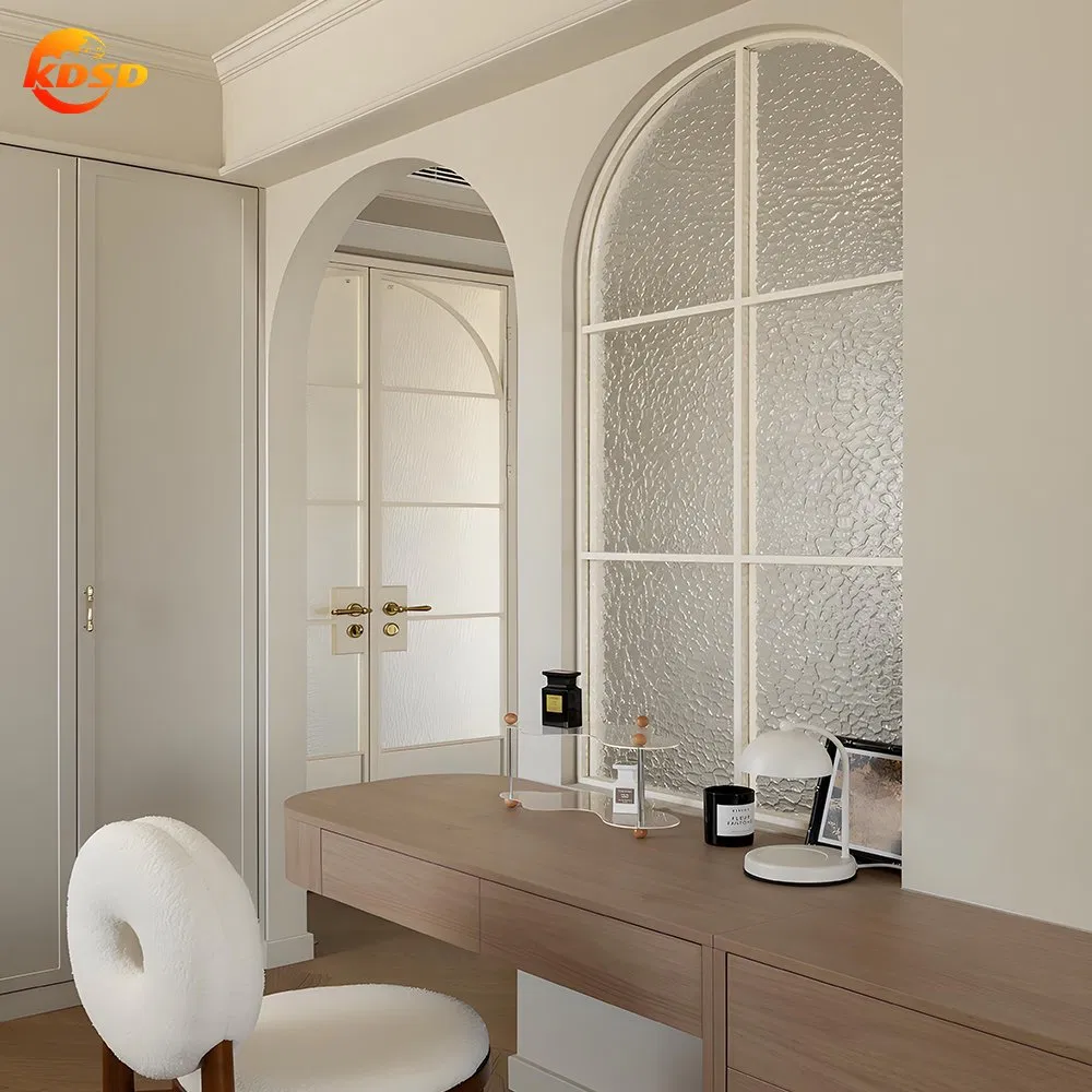 Arch Top Window French Decorative Aluminium Alloy Window