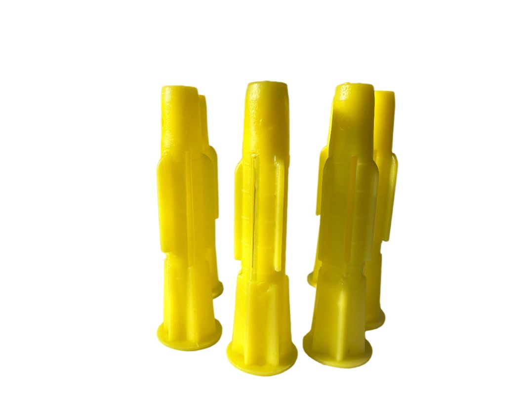 Распорные дюбели для бетона, пластиковые, 8.0 мм