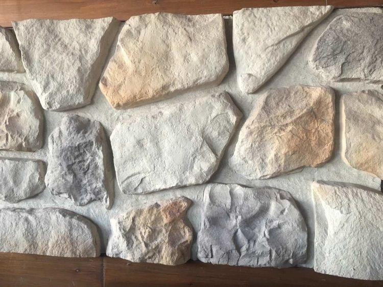 House Outside Stone Grain Wall Panels Exterior Brick Veneer 3D Cement Bricks