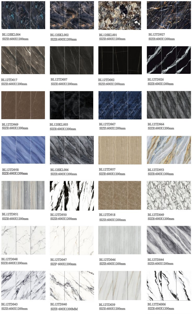 Building Material Luxury 600*1200mm Glazed Polish Porcelain Flooring Wall Tile