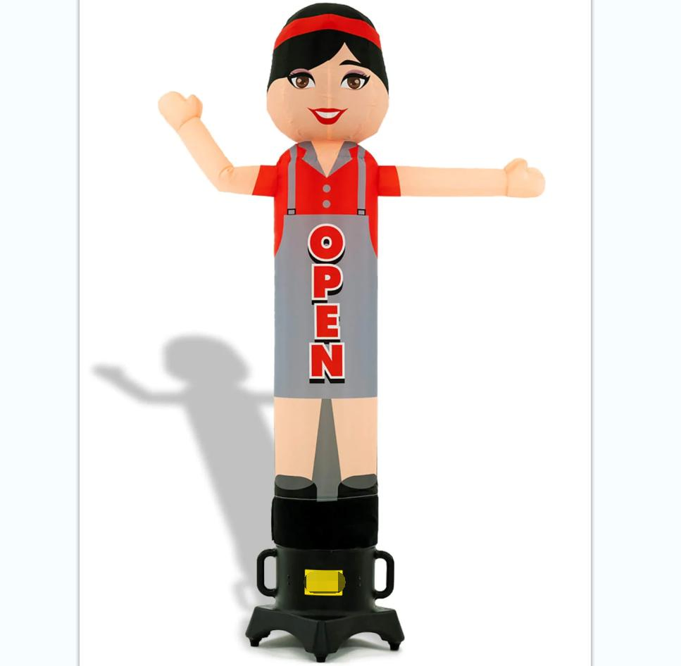 Boyan Custom Size Pattern Inflatable Sign Waving Arm Sky Flying Tube Man