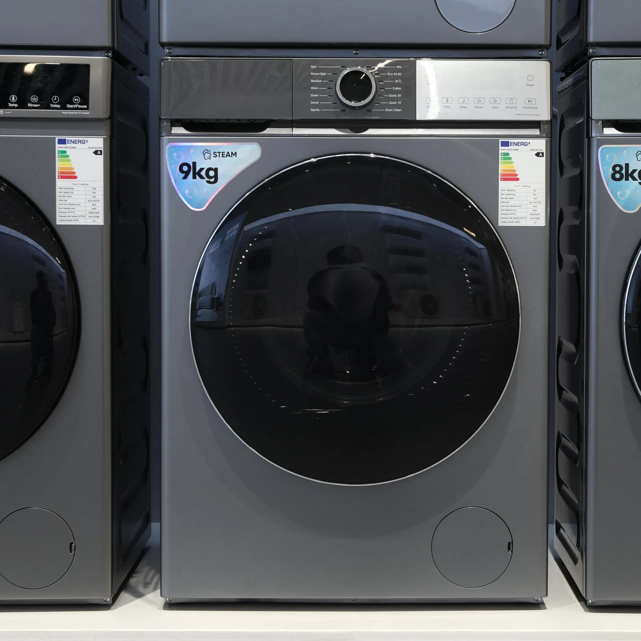 8kg Electric Front Load Energy Saving Automatic Drum Washing Machine