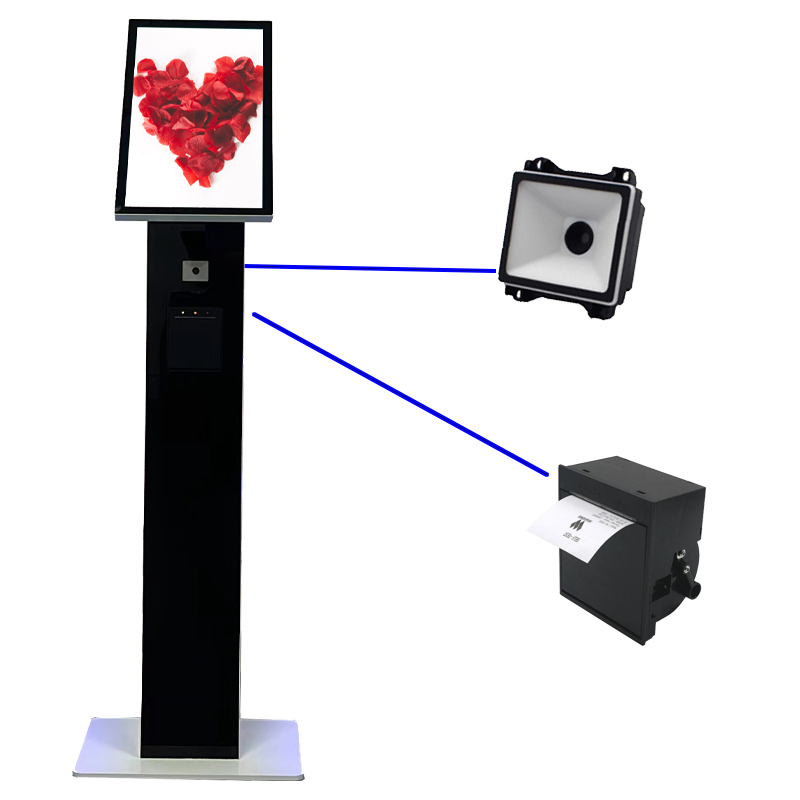 Netoptouch LED Light as Decoration with Receipt Printer Bank Kiosk